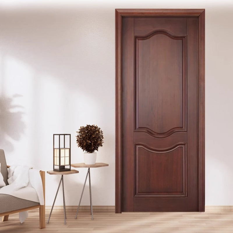 Solid Wood Interior Door – Rubberwood, Red Walnut, Boxwood, Red Oak & Cherry Wood Options for Bedroom