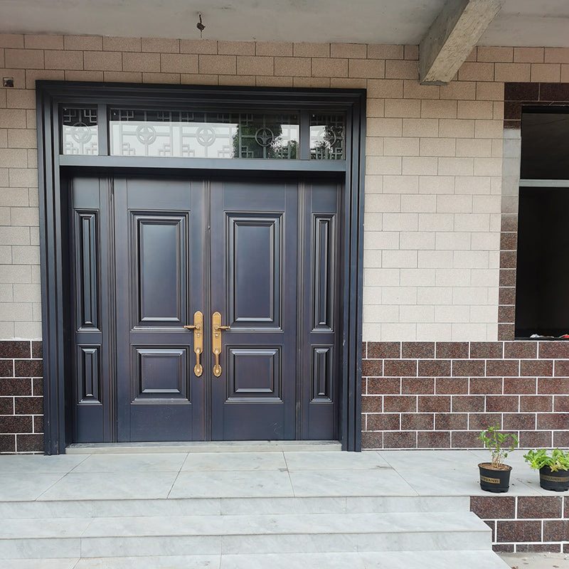 Zinc Alloy Double Swing Gate – Villa Entrance Door for Rural Homes and Courtyards