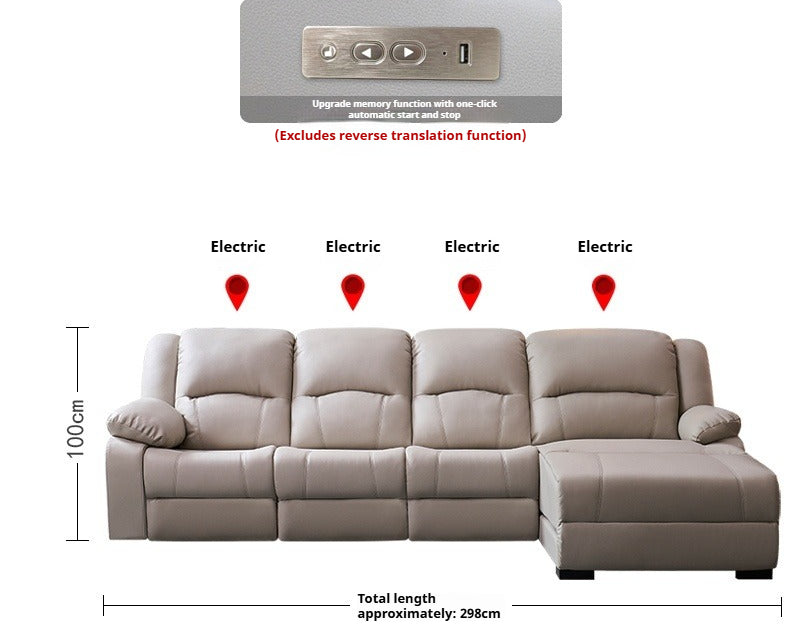 Top-Grade Full Leather Zero-Wall Space Capsule Recliner for Luxury Home Theater