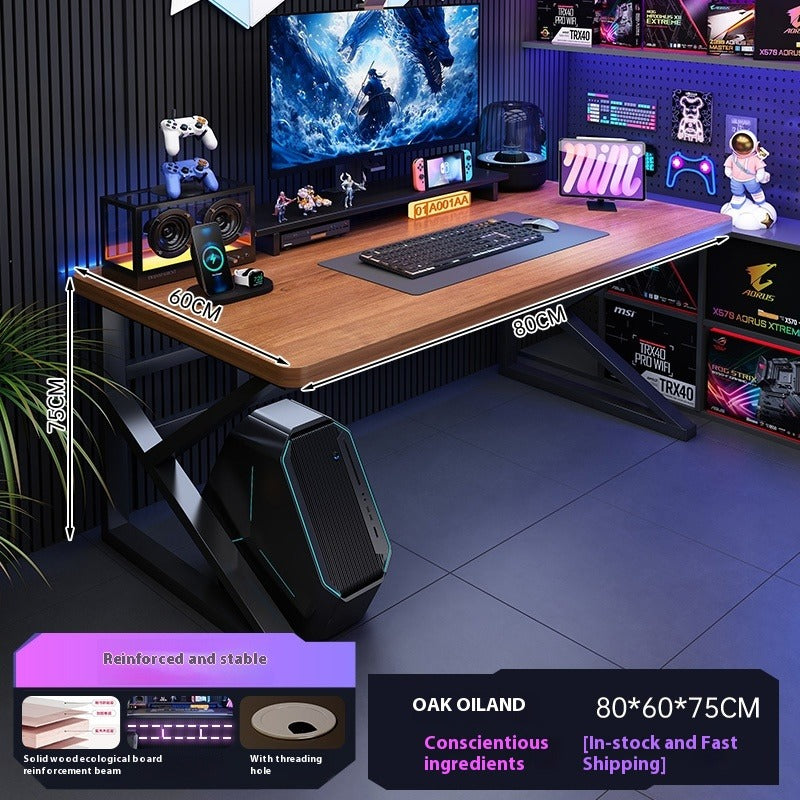 Computer Desk with Chair Set – Home Office, Gaming, or Study Table for Bedroom or Students
