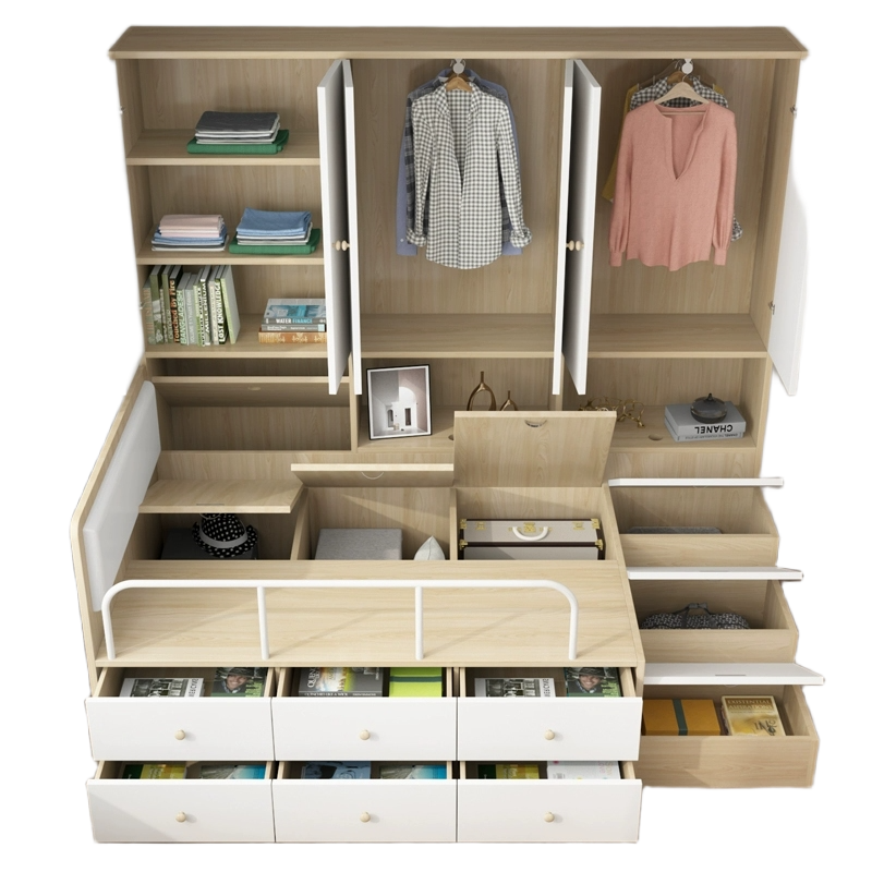 Tatami Kids' Bed with Integrated Wardrobe and Storage Cabinet - New, Multiple Sizes Available
