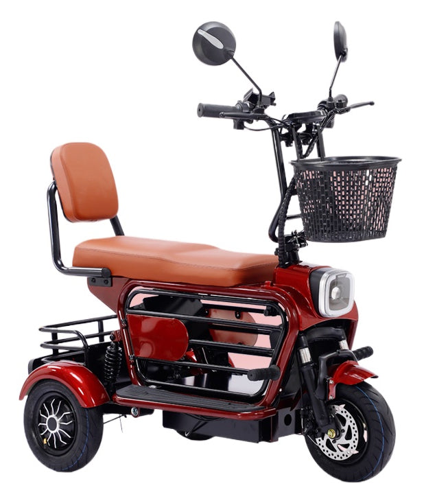 30A Lithium Folding Electric Trike - Dual Motor Hill-Climber for Family & Seniors
