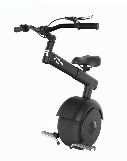 Self-Balancing Electric Unicycle Motorcycle - Smart Adult Commuter with Handlebars & Extended Range