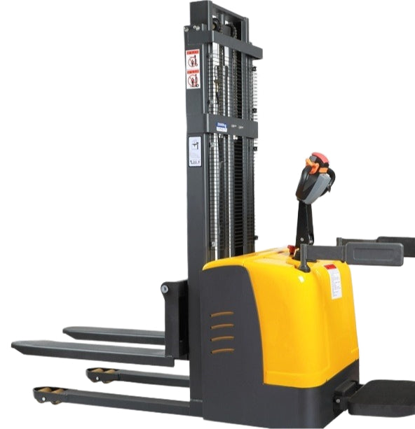 Compact Full Electric Forklift Stacker with Hydraulic Lift for Loading, Unloading & Pallet Handling