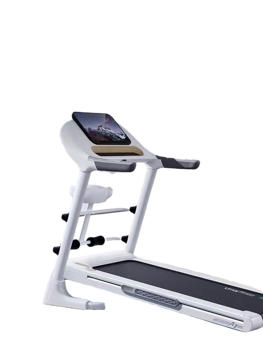 Compact Silent Foldable Treadmill with Incline for Home & Gym Use