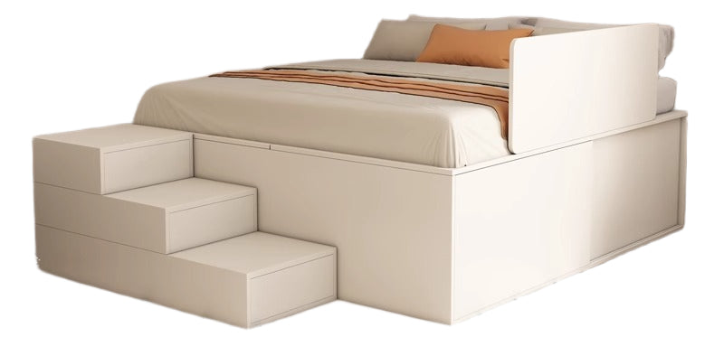 Elegant Kids Loft Bed with Wardrobe, Desk, and Storage - High-Quality Space-Saving Bedroom Furniture