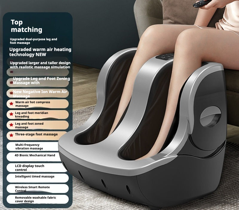 Automatic Calf & Foot Massager with Kneading and Heat for Relaxation & Leg Care – Perfect Gift