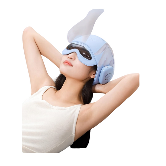 3-in-1 Head, Neck & Eye Massager with Heat for Relaxation & Sleep Aid – Ideal Gift