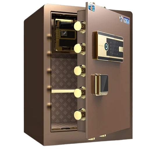 Smart Home & Office Safe - Fingerprint & Code Lock, Full Steel Security Box for Valuables