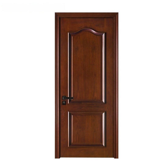 Solid Wood Interior Door – Rubberwood, Red Walnut, Boxwood, Red Oak & Cherry Wood Options for Bedroom