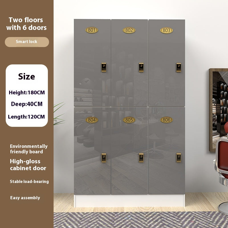 Wooden Locker with Lock – Multi-Purpose Storage Cabinet for Gym, Salon, Bathroom & Employee Changing Room