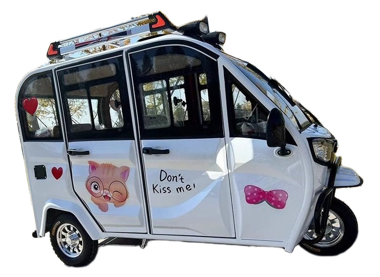 Compact Canopy Electric Trike for Adults - New Compact Commuter Vehicle with Premium Design