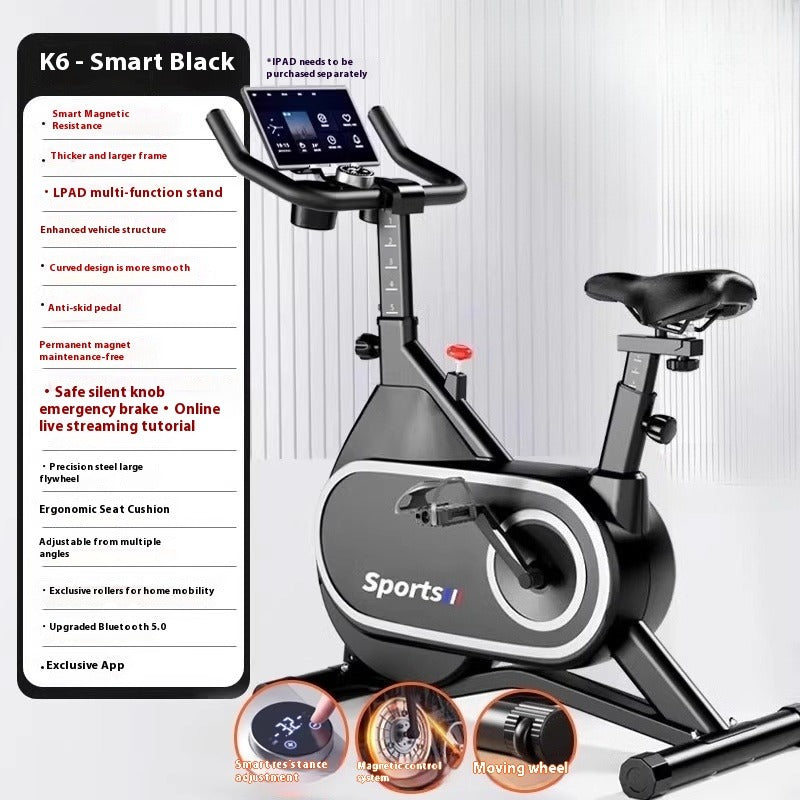 Compact Magnetic Spin Bike for Home Cardio, Weight Loss & Silent Indoor Cycling