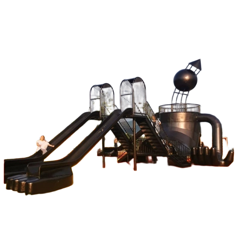Outdoor Playground Slide Set for Kindergarten, Parks & Scenic Spots (Non-Powered Custom Design)