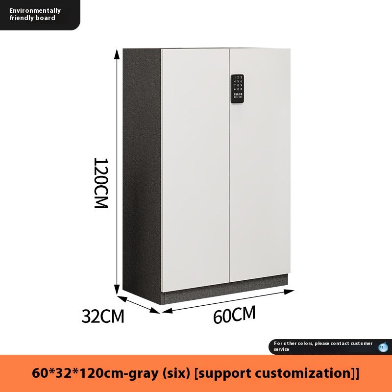 Password-Locked Shoe Cabinet – Anti-Theft Entryway Storage for Hallway, Outdoor Corridor & Home Entrance