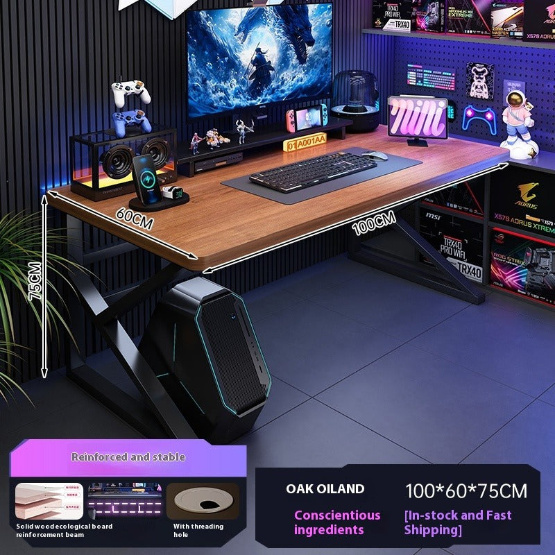 Computer Desk with Chair Set – Home Office, Gaming, or Study Table for Bedroom or Students