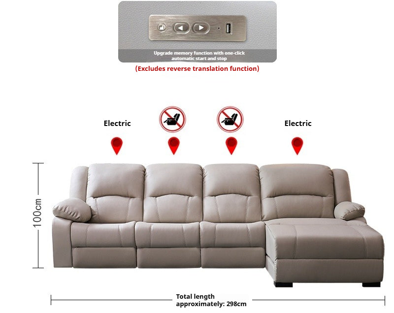 Top-Grade Full Leather Zero-Wall Space Capsule Recliner for Luxury Home Theater