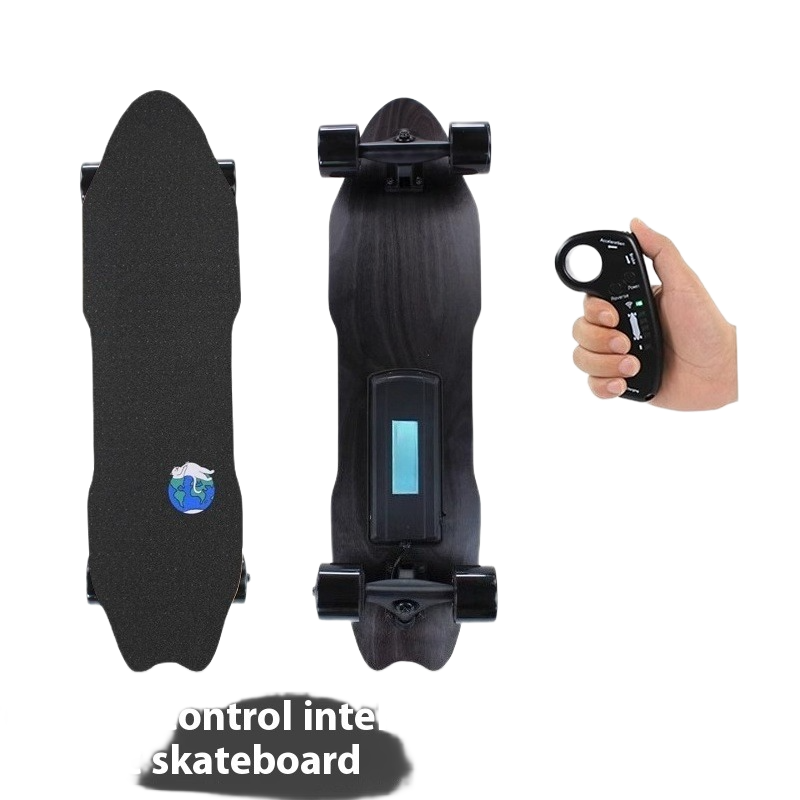 4-Wheel Electric Skateboard for Beginners - Dual Motor, Remote Control & Off-Road Capability Extended Range