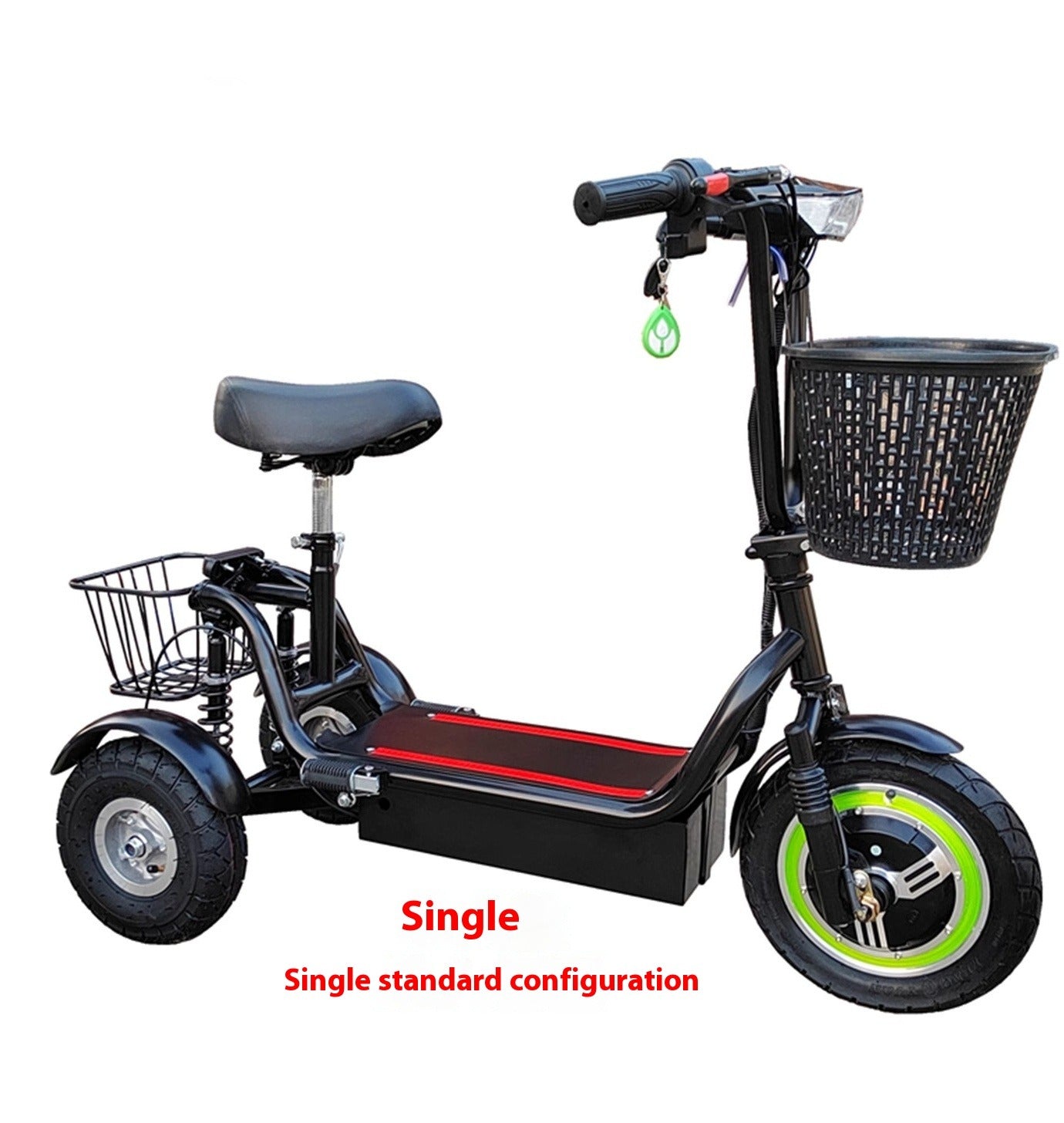 48V 12-Inch Electric Tricycle – Foldable 48V Lightweight Mini Scooter for Adults with Long-Range Lithium Battery