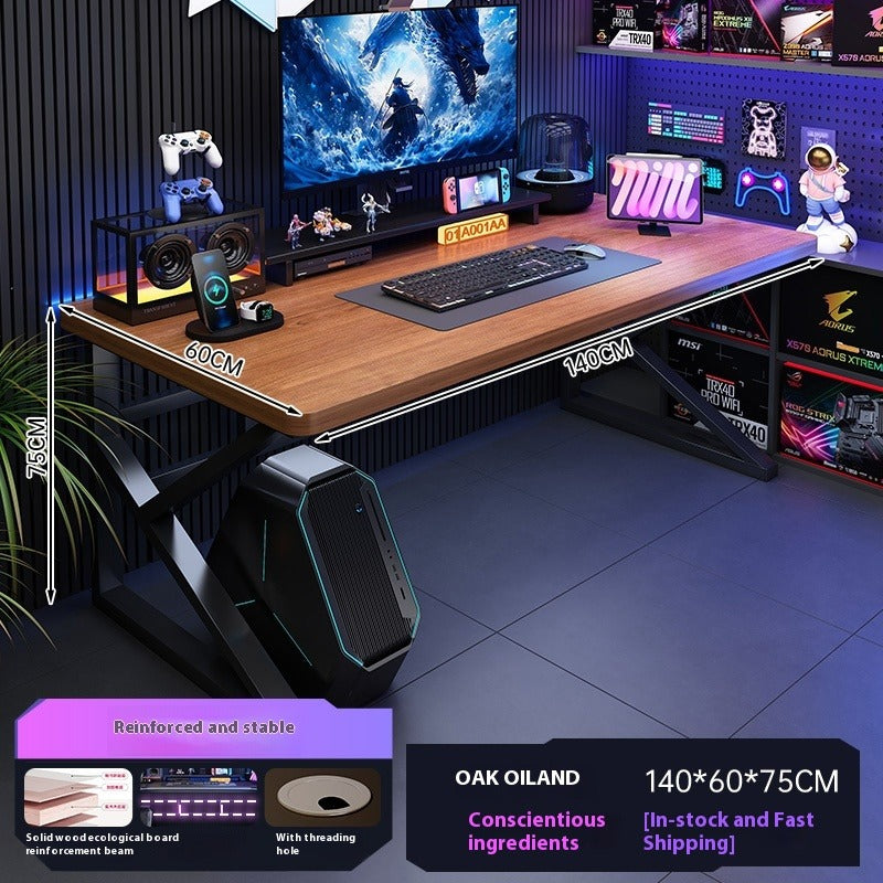 Computer Desk with Chair Set – Home Office, Gaming, or Study Table for Bedroom or Students