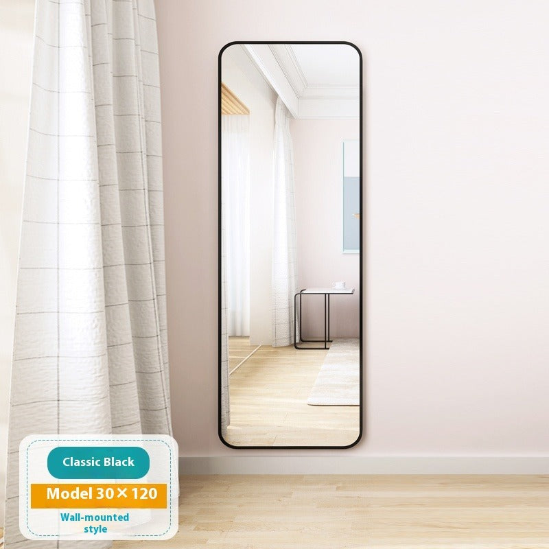 Wall-Mounted Full-Length Mirror – Dressing Mirror for Girls' Bedroom, Dorm, or Home Use