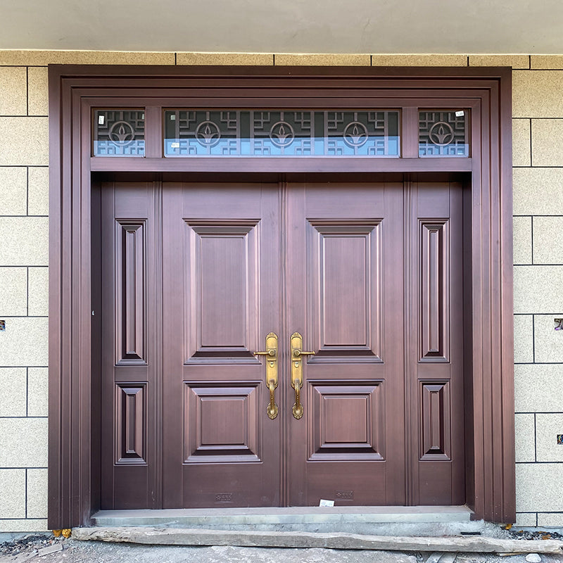 Zinc Alloy Double Swing Gate – Villa Entrance Door for Rural Homes and Courtyards