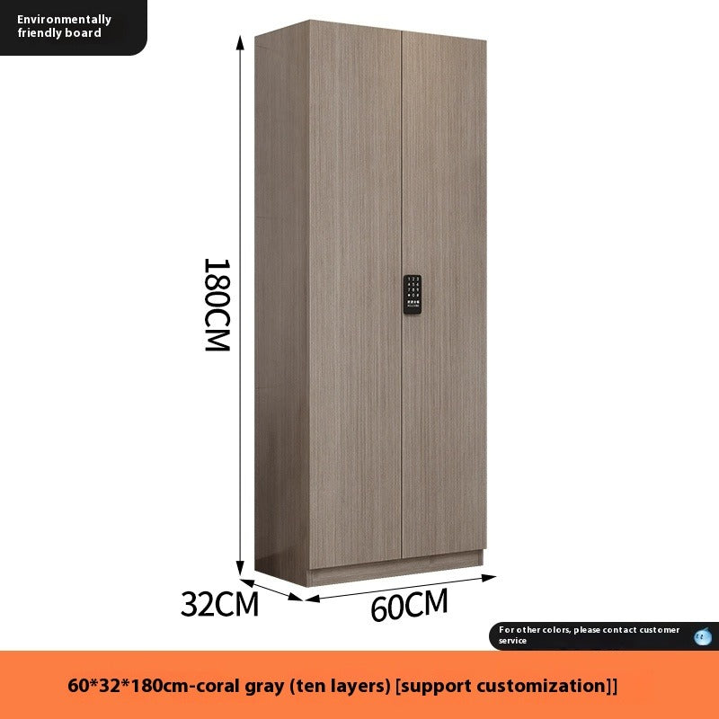 Password-Locked Shoe Cabinet – Anti-Theft Entryway Storage for Hallway, Outdoor Corridor & Home Entrance