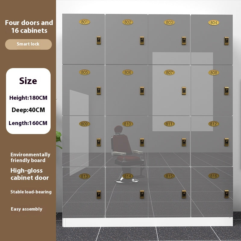 Wooden Locker with Lock – Multi-Purpose Storage Cabinet for Gym, Salon, Bathroom & Employee Changing Room