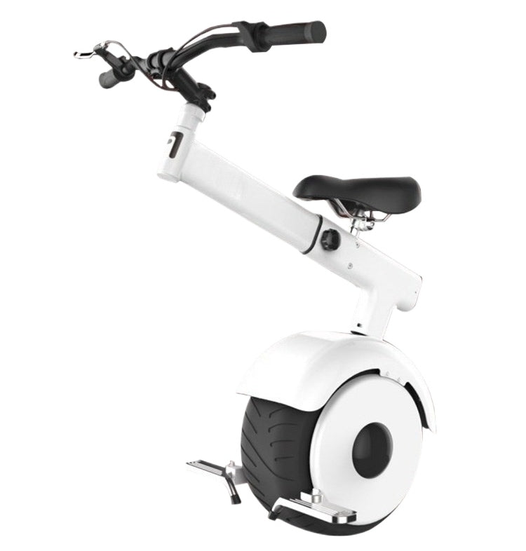 Self-Balancing Electric Unicycle Motorcycle - Smart Adult Commuter with Handlebars & Extended Range