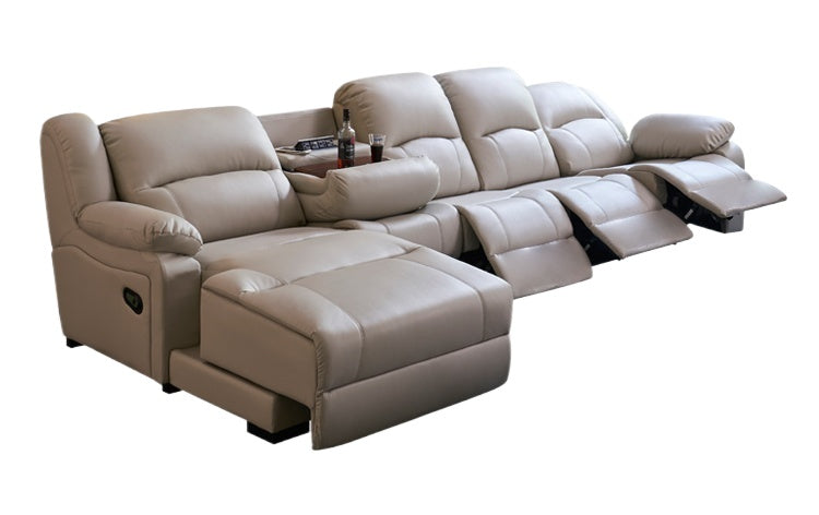 Top-Grade Full Leather Zero-Wall Space Capsule Recliner for Luxury Home Theater