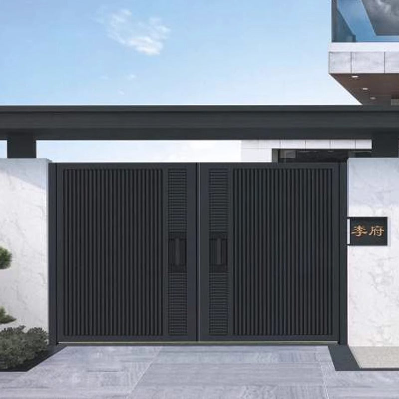 Smart Sliding Aluminum Gate – High-End Villa Courtyard Entry Door
