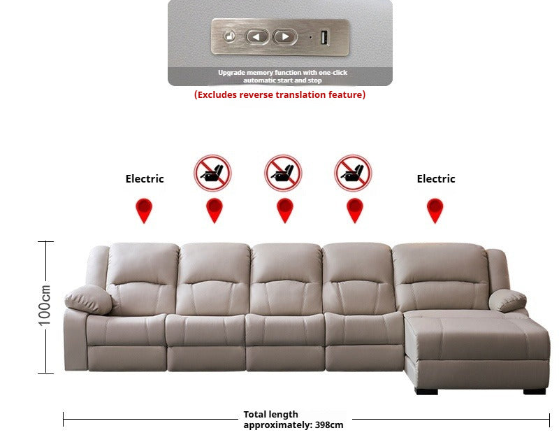 Top-Grade Full Leather Zero-Wall Space Capsule Recliner for Luxury Home Theater