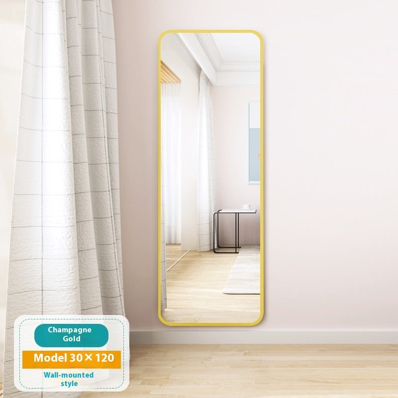 Wall-Mounted Full-Length Mirror – Dressing Mirror for Girls' Bedroom, Dorm, or Home Use