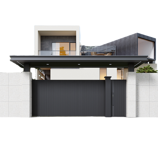 Smart Sliding Aluminum Gate – High-End Villa Courtyard Entry Door