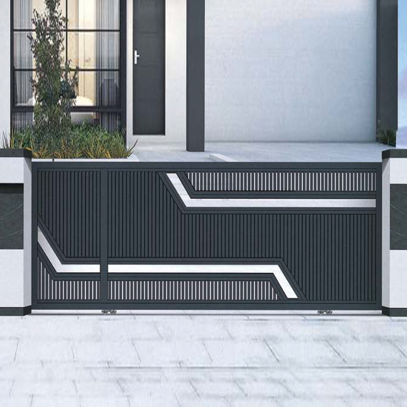 Smart Sliding Aluminum Gate – High-End Villa Courtyard Entry Door