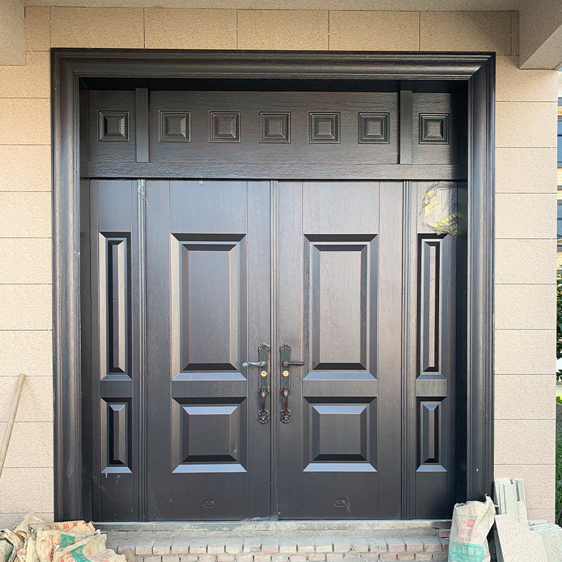 Zinc Alloy Double Swing Gate – Villa Entrance Door for Rural Homes and Courtyards