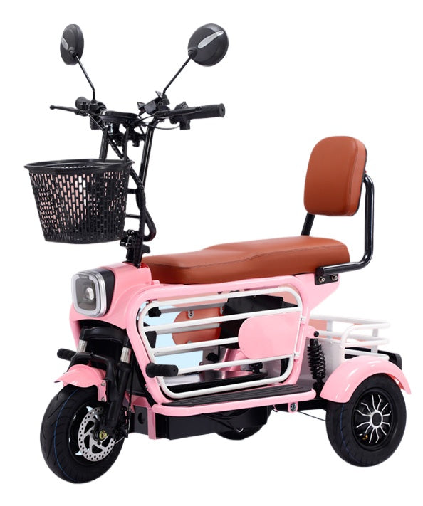 30A Lithium Folding Electric Trike - Dual Motor Hill-Climber for Family & Seniors