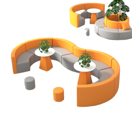 Office Reception Sofa & Coffee Table Set for Lobby, Lounge, Meeting & Training Area