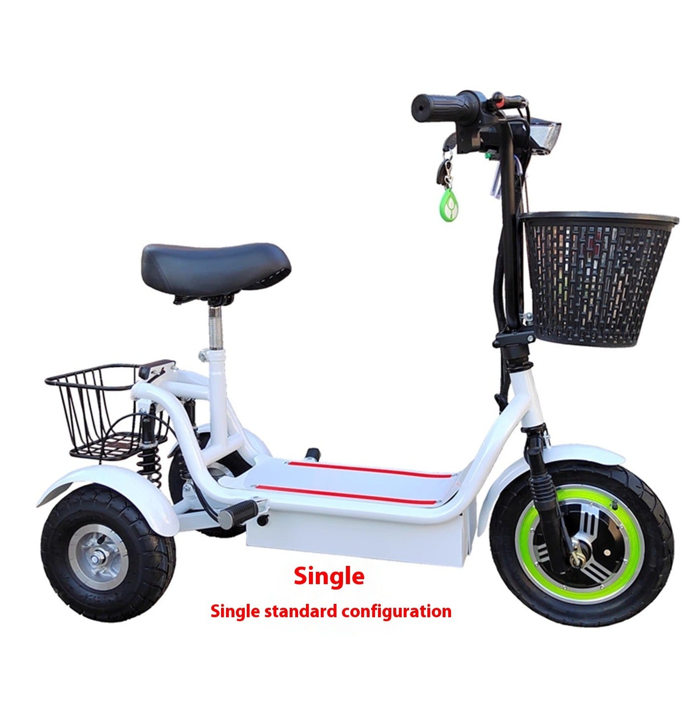 48V 12-Inch Electric Tricycle – Foldable 48V Lightweight Mini Scooter for Adults with Long-Range Lithium Battery
