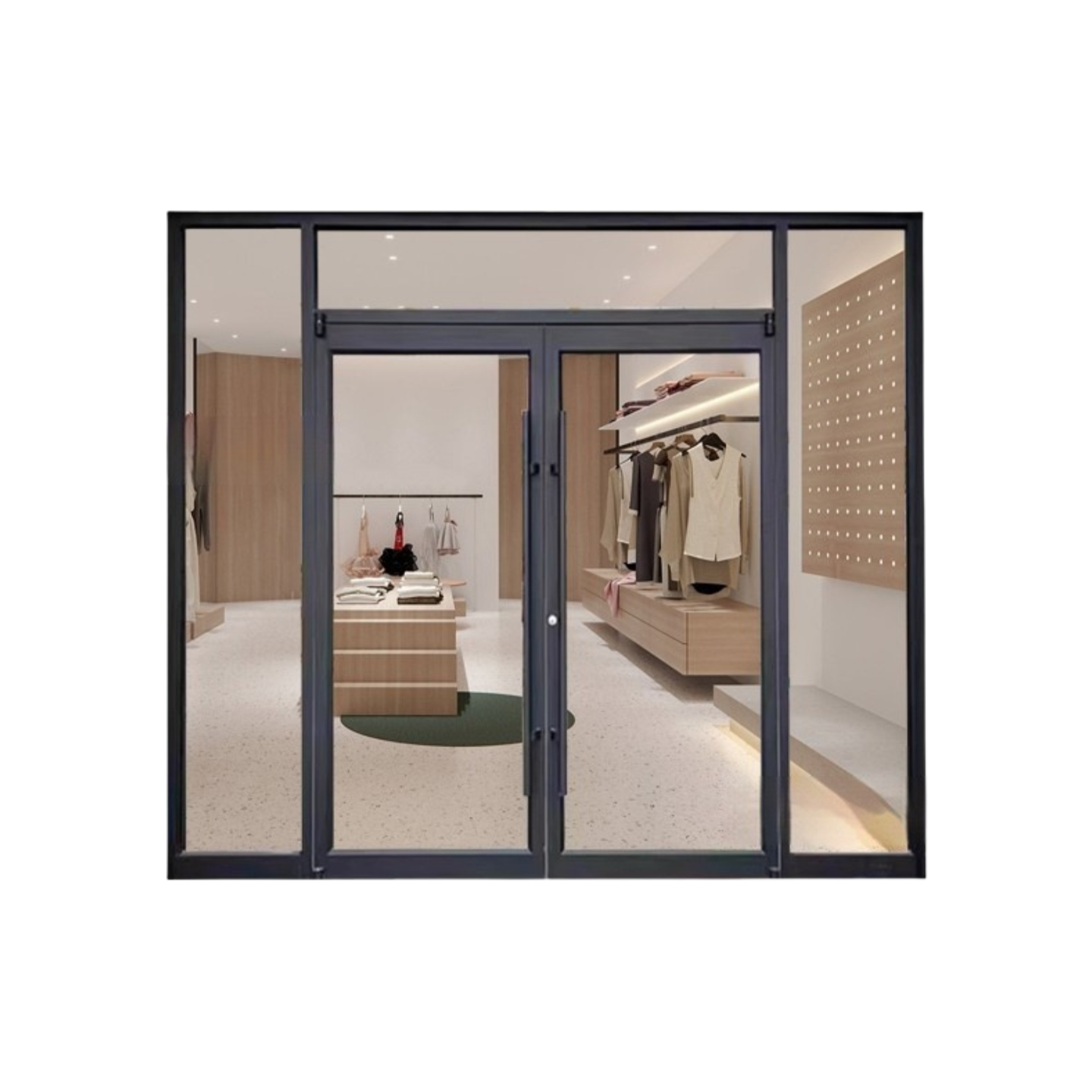 Automatic Aluminum Sliding Glass Door – Electric Sensor Door for Shops & Business Entrances