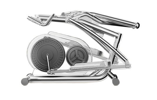 Compact Elliptical Trainer for Home & Commercial Cardio with Climbing, Stepping & Walking Modes
