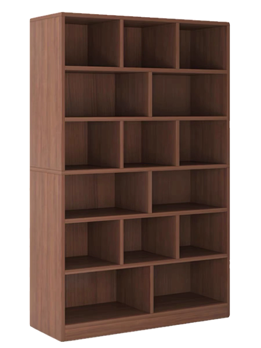 Custom Solid Wood Display Cabinet – Lighted Bookshelf & Wine Rack with Storage for Office or Home Use