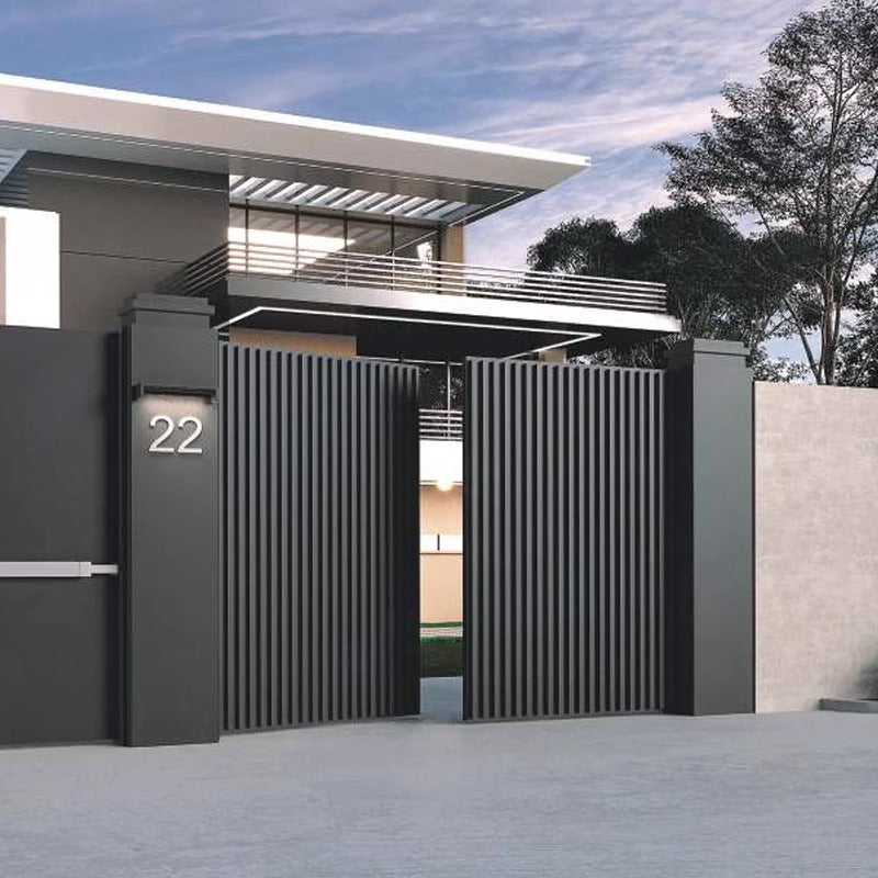 Smart Sliding Aluminum Gate – High-End Villa Courtyard Entry Door