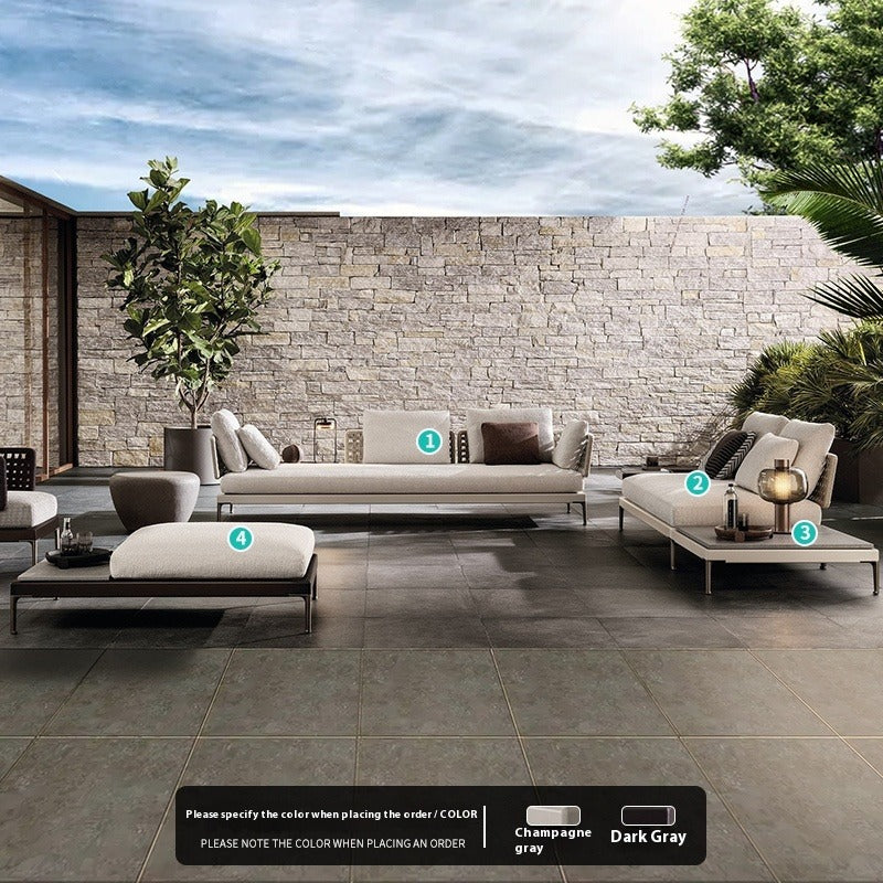 Outdoor Rattan Corner Sofa Set for Patio, Garden & Balcony Lounge