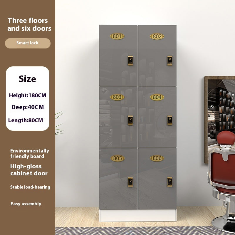 Wooden Locker with Lock – Multi-Purpose Storage Cabinet for Gym, Salon, Bathroom & Employee Changing Room