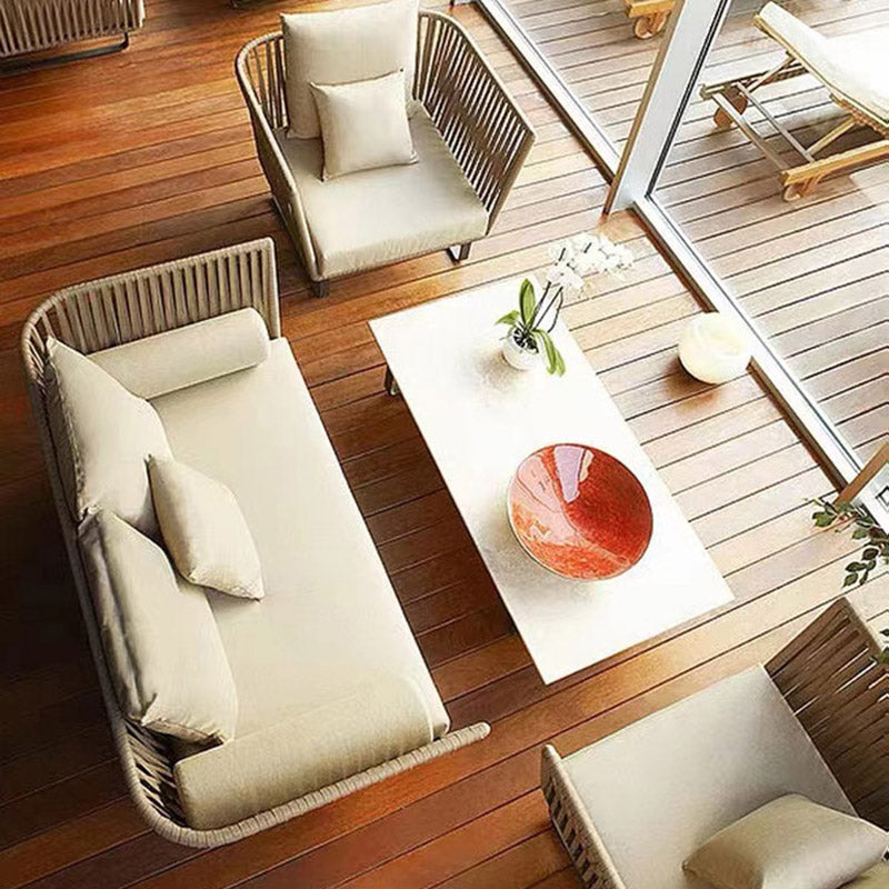3-Seater Outdoor Rattan Sofa Set for Patio, Garden & Balcony