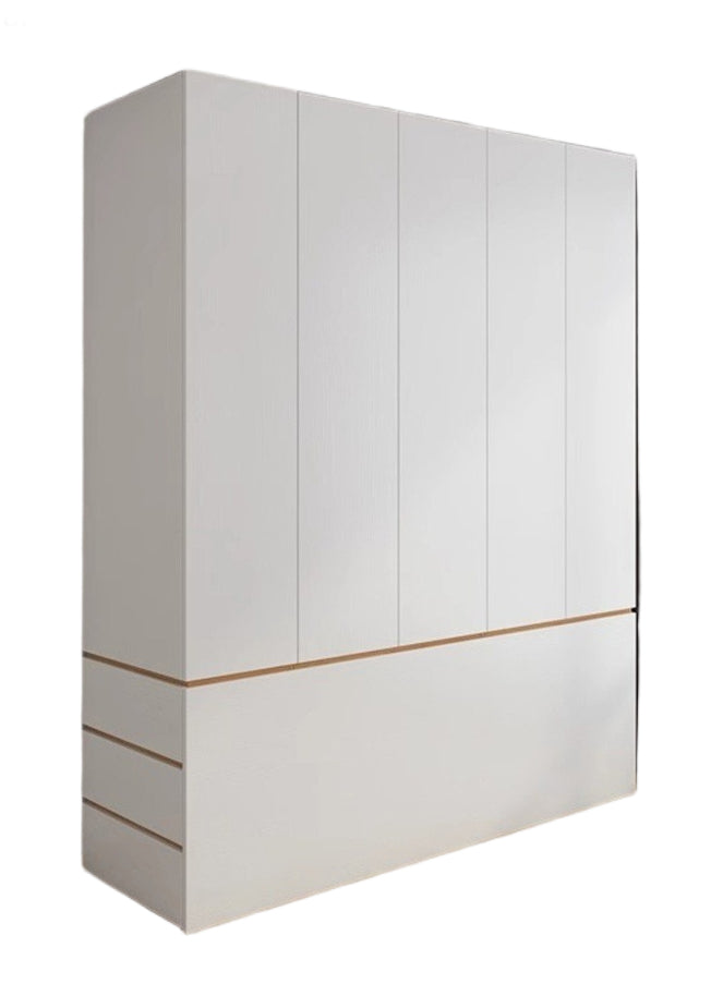 Solid Wood End-of-Bed Cabinet – Narrow Storage Unit with Drawers for Kids & Small Bedrooms