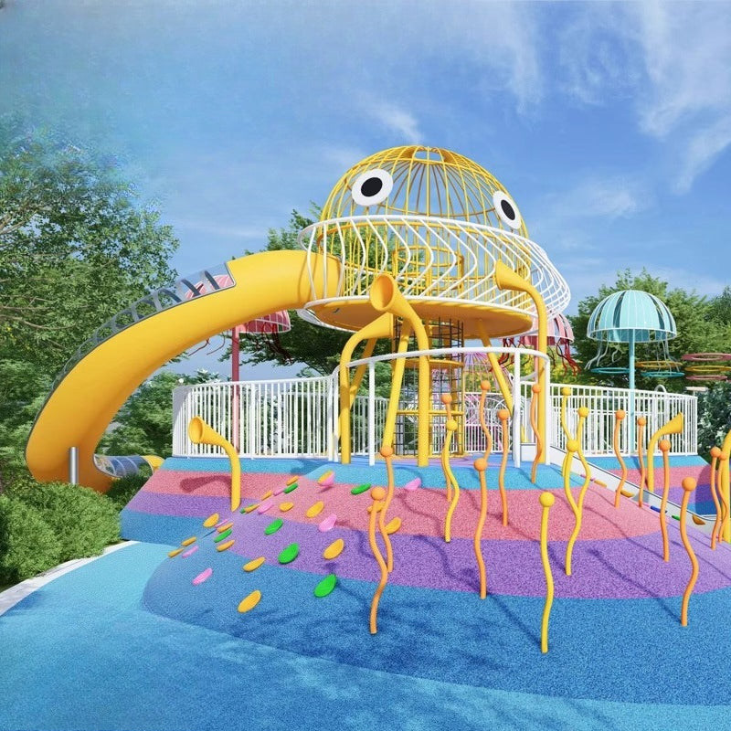 Outdoor Playground Slide Set for Kindergarten, Parks & Scenic Spots (Non-Powered Custom Design)