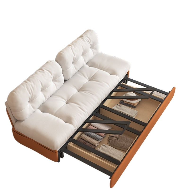 Cloud Sofa Bed with Pull-Out Storage for Small Living Rooms & Tatami Spaces