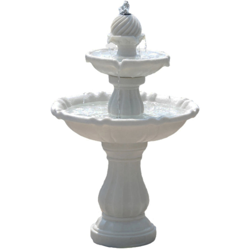 Solar-Powered European Fountain for Garden Landscape, Courtyard Decor & Villa Wishing Pool